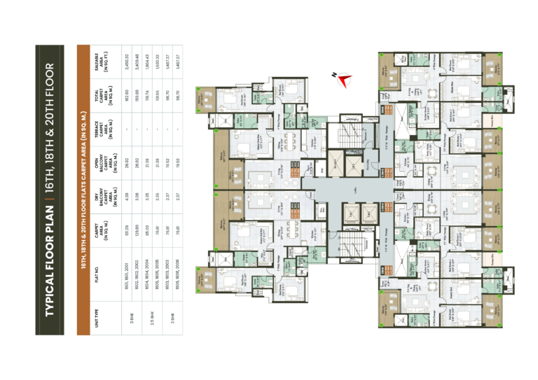floor plan-from 15th to 21st floor 2 of 3