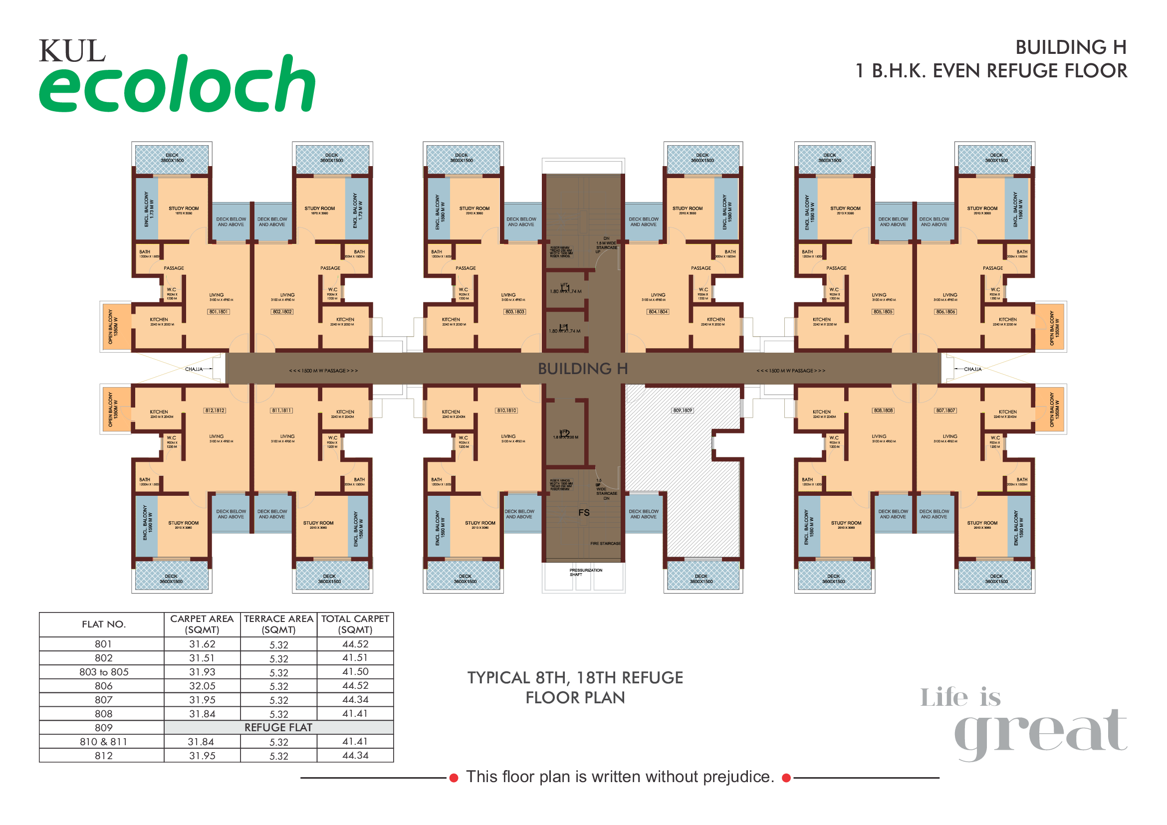 Ecoloch H Building PH II - 1 BHK 4 of 4