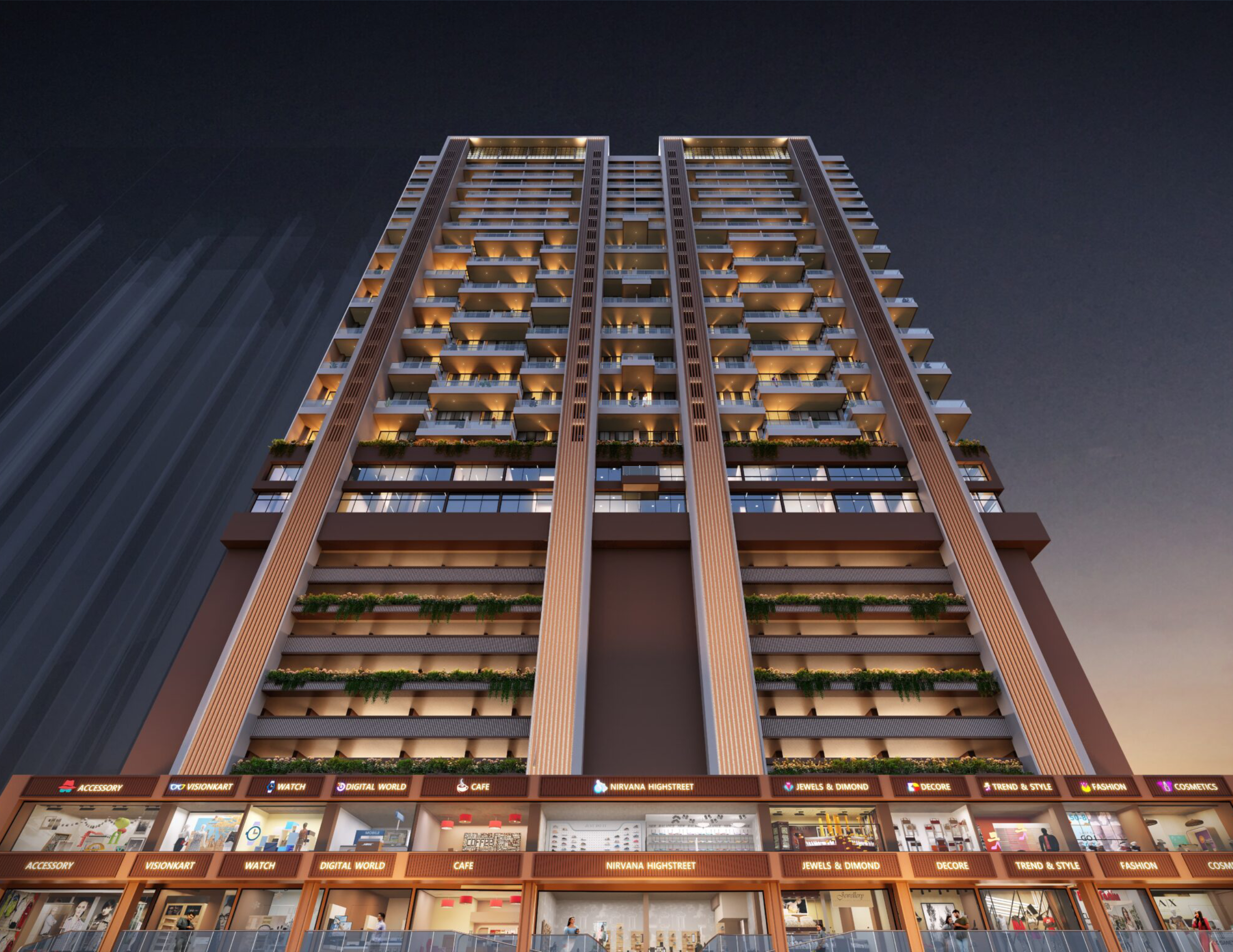 Residential-scaled
