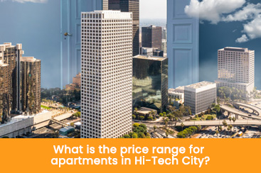 What is the price range for apartments in Hi-Tech City
