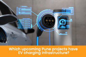 Which upcoming Pune projects have EV charging infrastructure