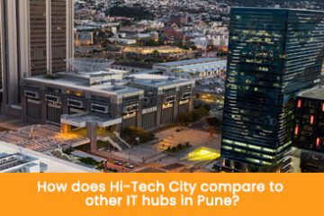 How does Hi-Tech City compare to other IT hubs in Pune